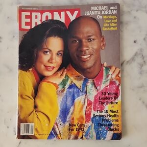 Ebony Magazine | Michael Jordan | Tiger Woods |  November 1991